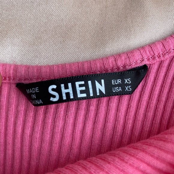 never worn, SHEIN, crop tank top, pink - Picture 4 of 4